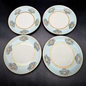 Haviland Limoges France C.F.W. Art Nouveau 6" Dessert Dishes 4 Total Handpainted